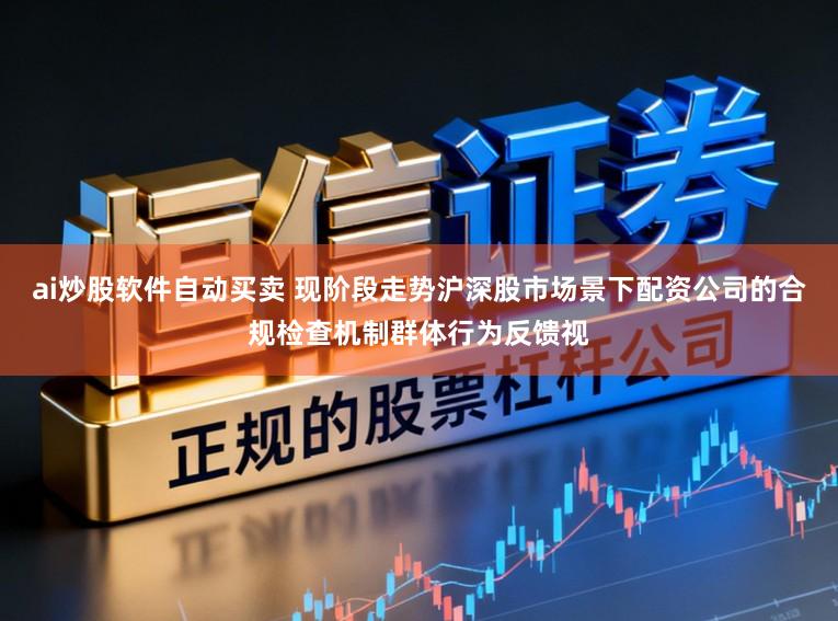 ai炒股软件自动买卖 现阶段走势沪深股市场景下配资公司的合规检查机制群体行为反馈视